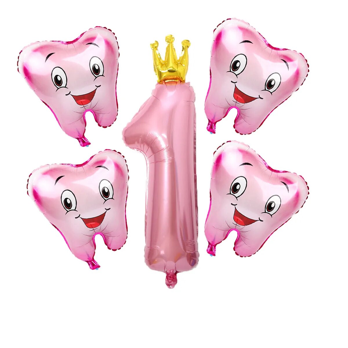 Tooth-Themed Party Balloons Decoration