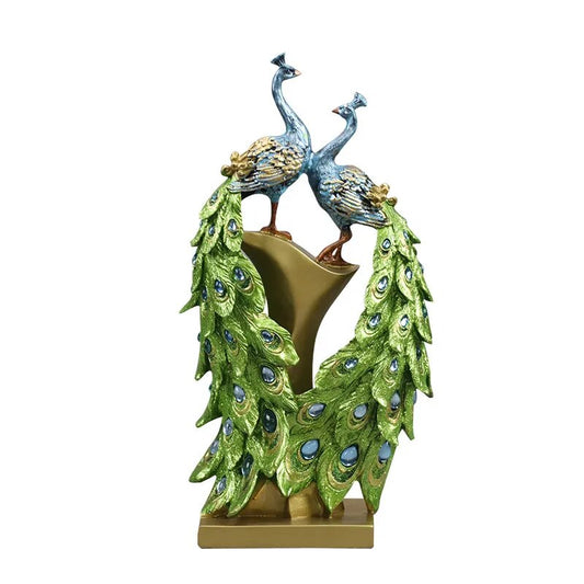 Elegance Peacock Statue for Home Decoration