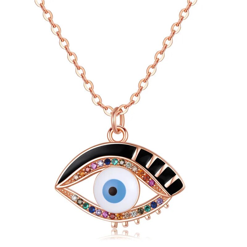 Stunning Evil Eye Pendant Necklace