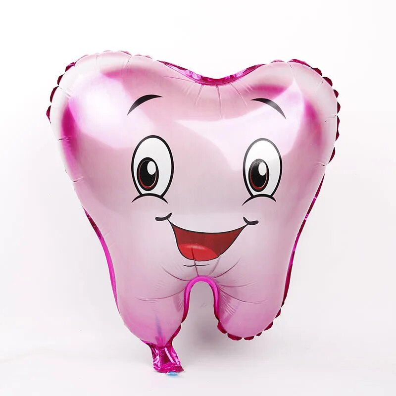 Tooth-Themed Party Balloons Decoration