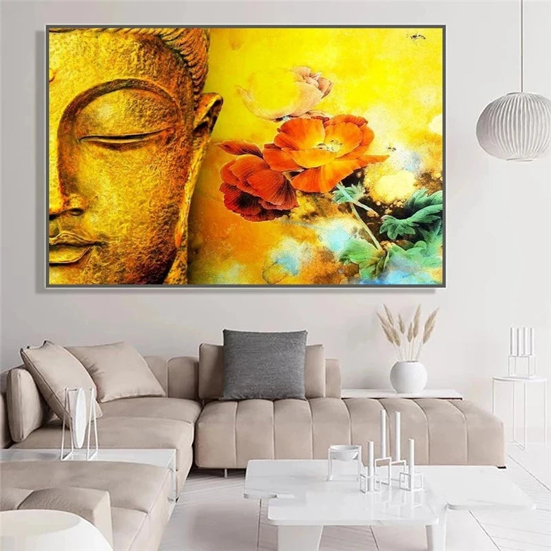 Modern Meditation Buddha Art Print