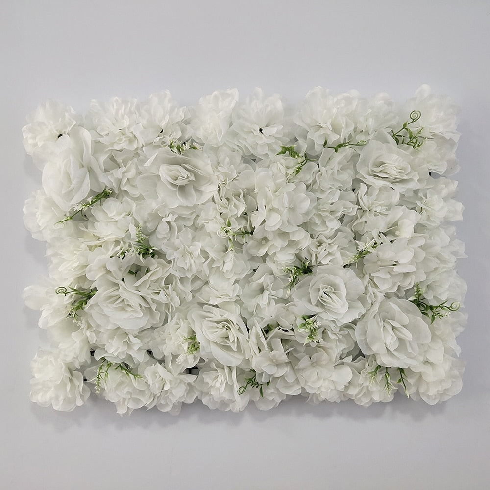 Artificial Rose Flower Wall Panel Decor