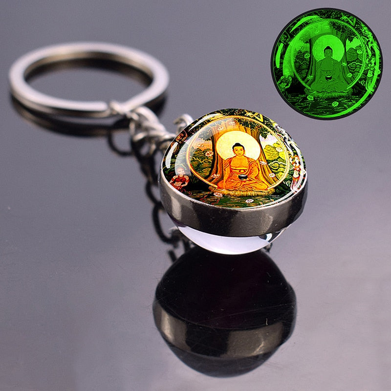 Glowing Key Chains With Divine Guardians