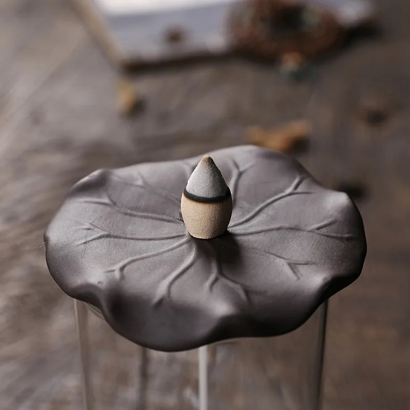 LED Lotus Pond Backflow Incense Burner