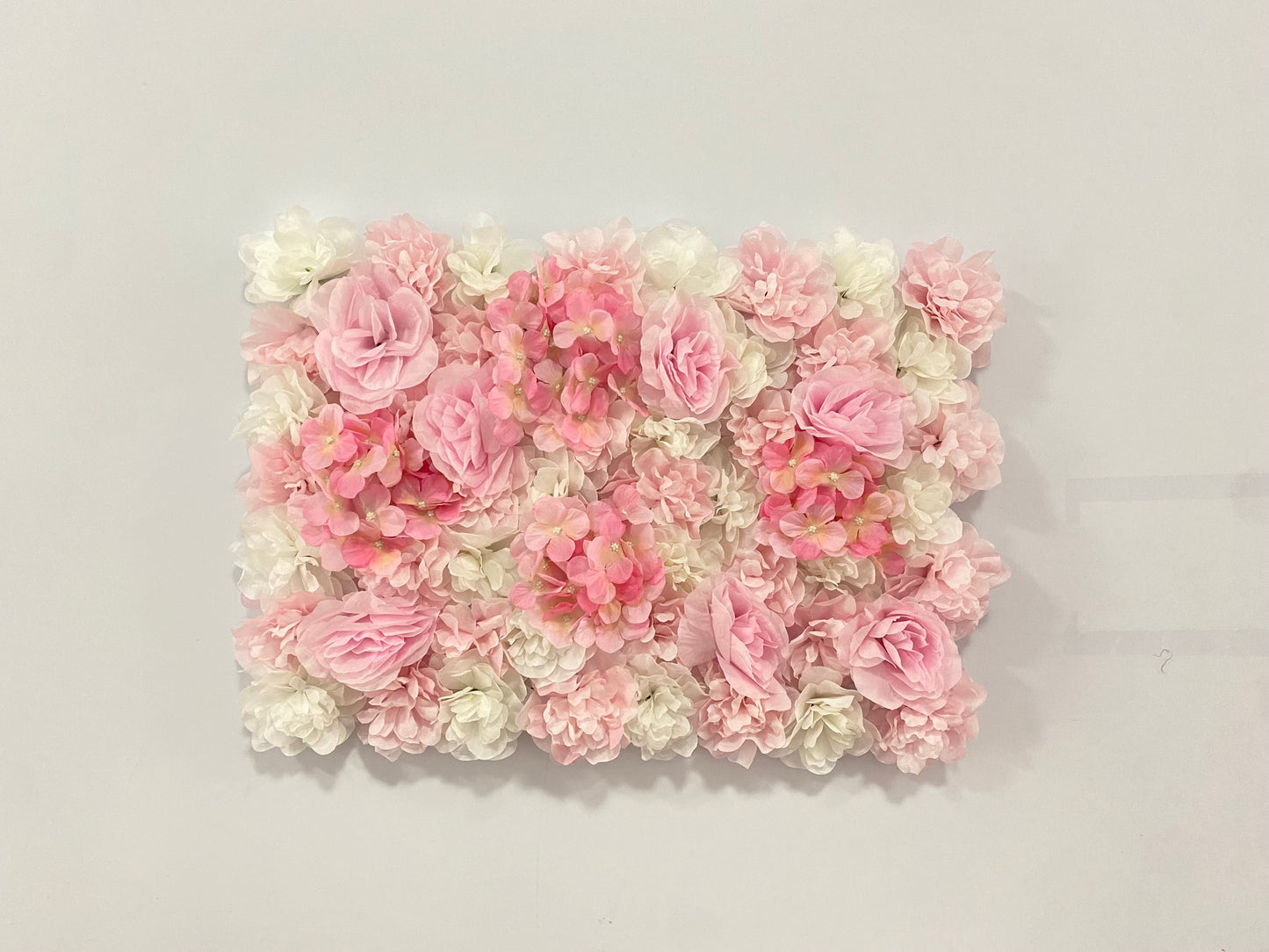 Artificial Rose Flower Wall Panel Decor