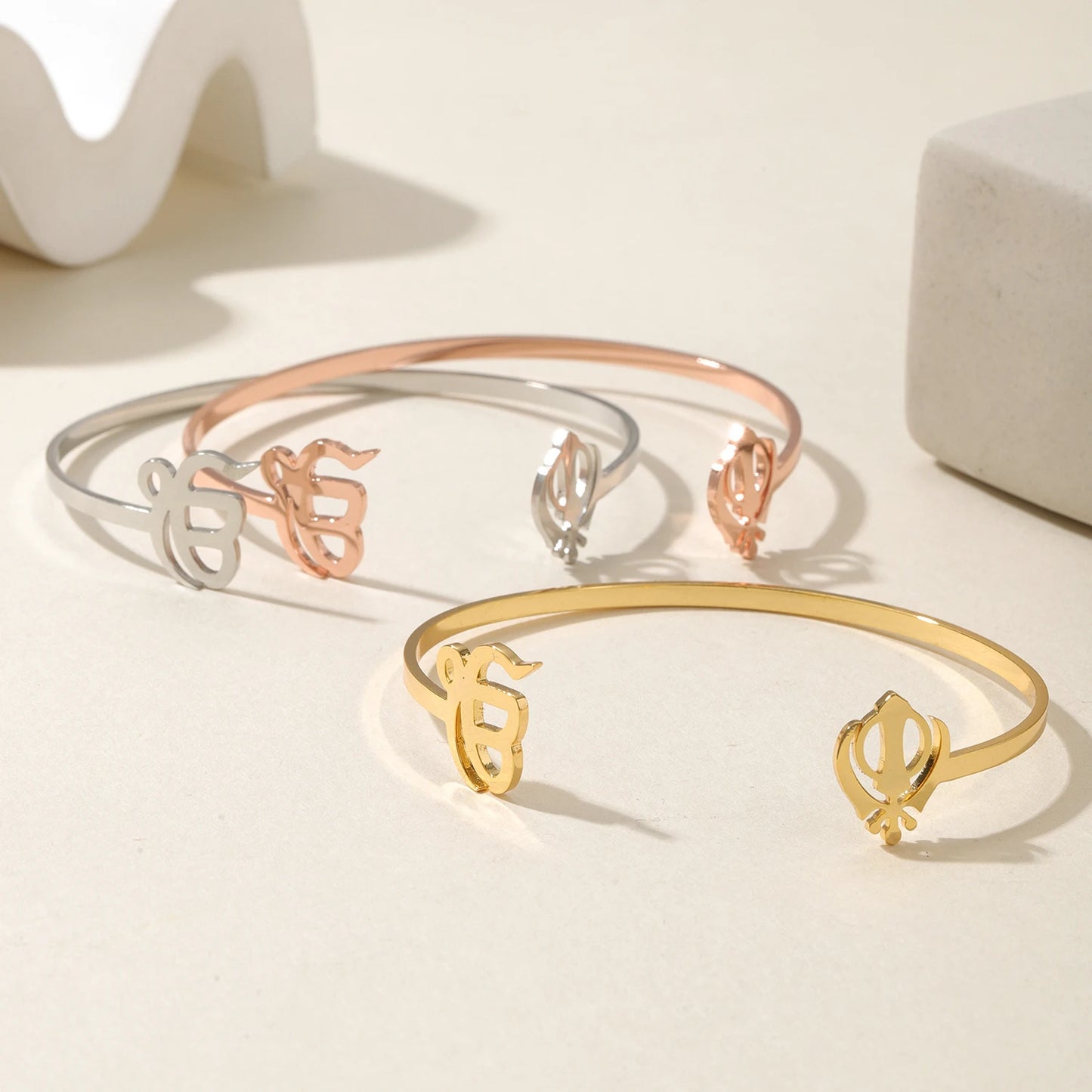 Sikh Heritage Gold Bracelet