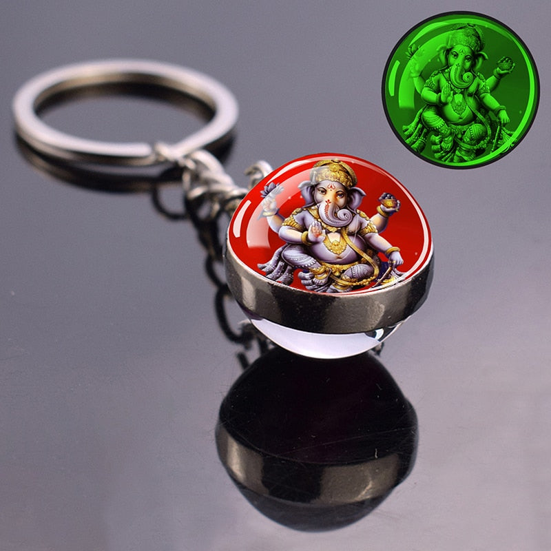 Glowing Key Chains With Divine Guardians