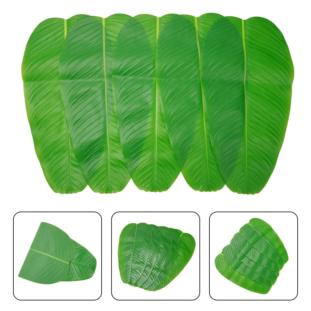 Artificial Banana Leaves- 5Pcs