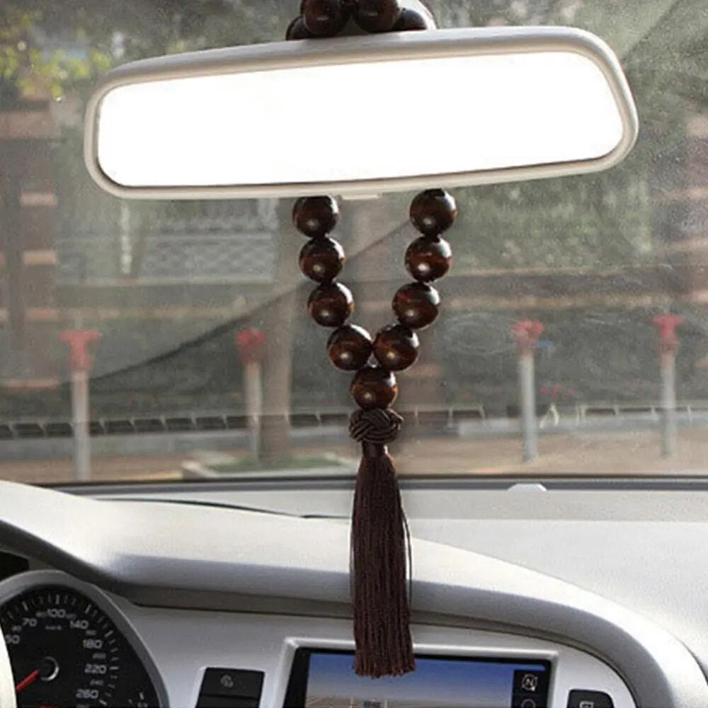 Lucky Tiger Eye Car Mirror Pendant