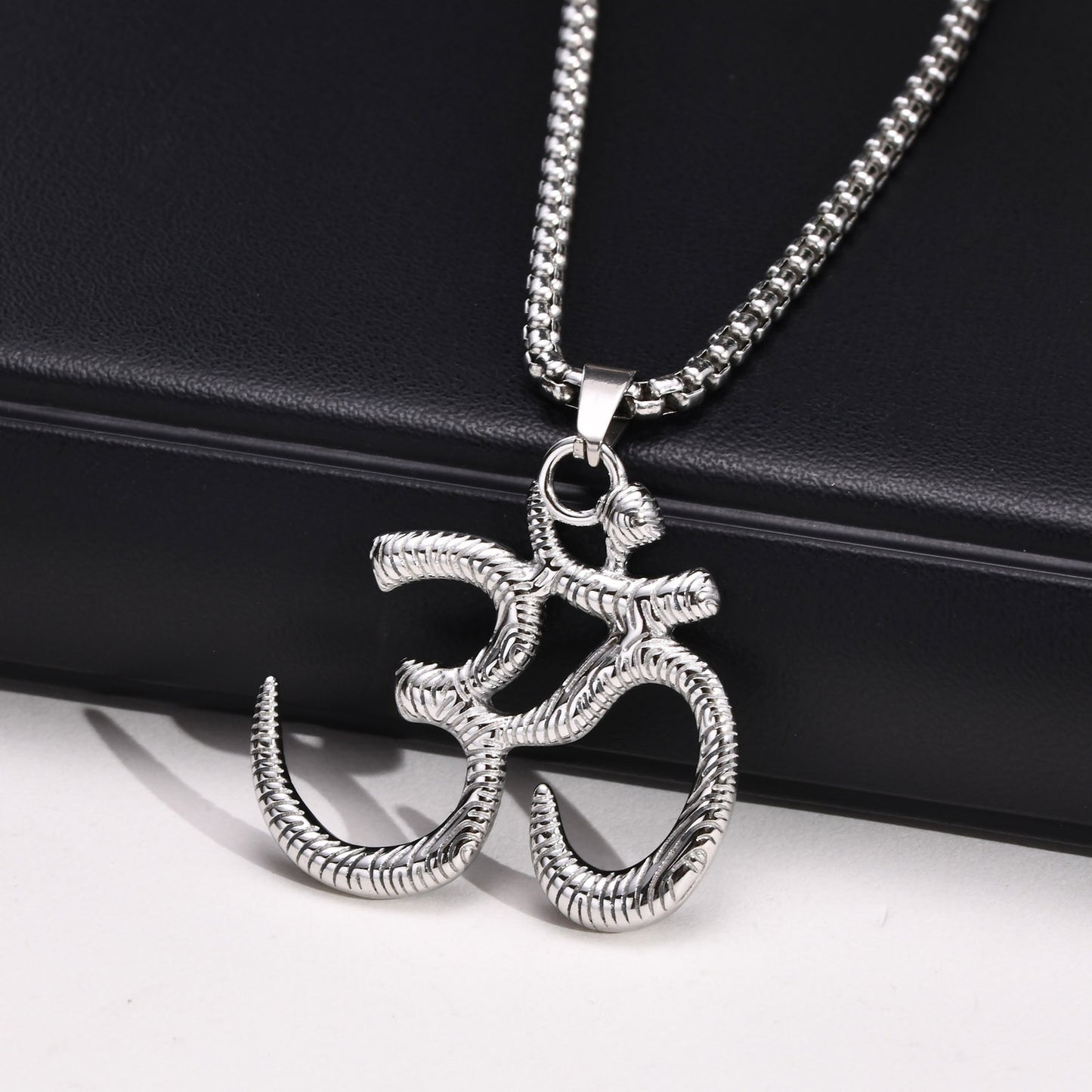 Stainless Steel Om Necklaces