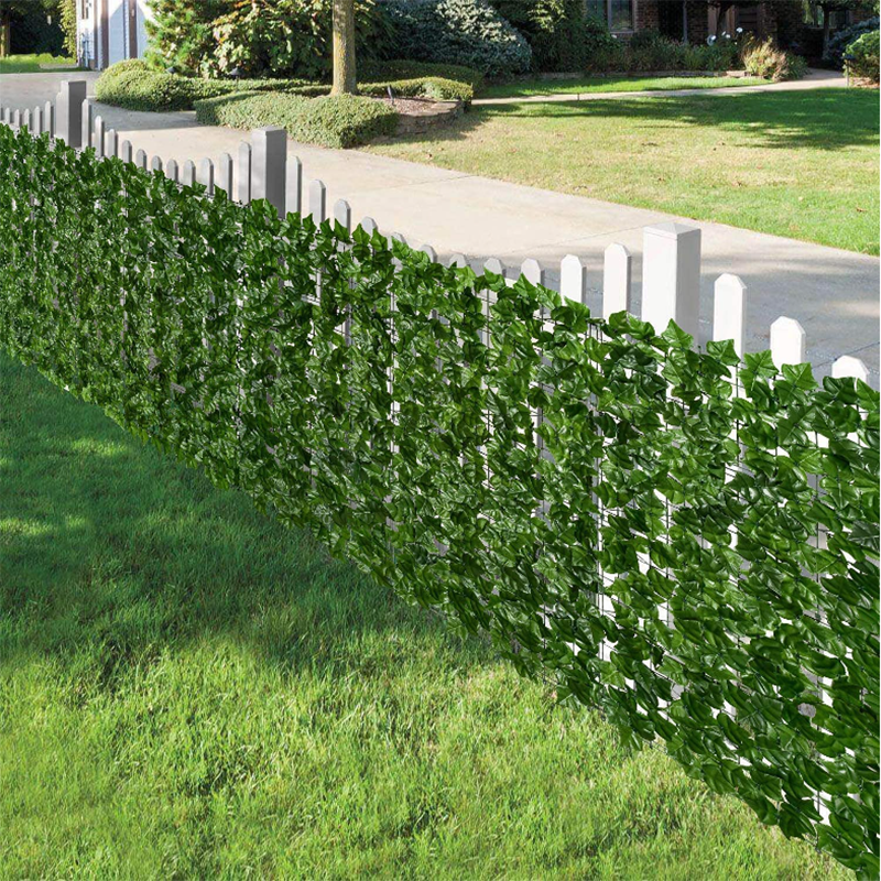 Artificial Green Leaf Fence Panels for Home Outdoor Garden/ Balcony Decoration