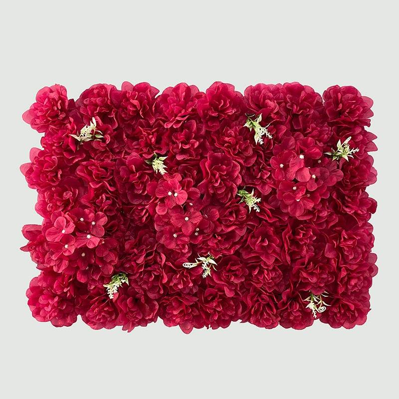 Artificial Rose Flower Wall Panel Decor