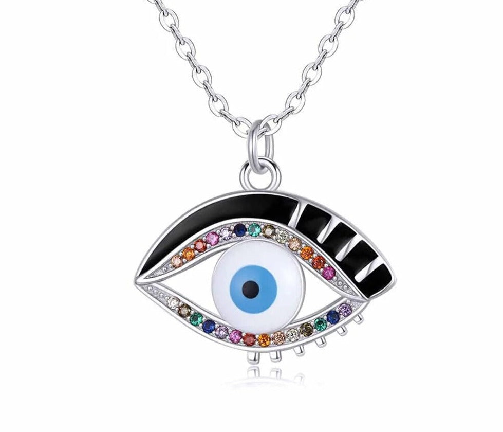 Stunning Evil Eye Pendant Necklace