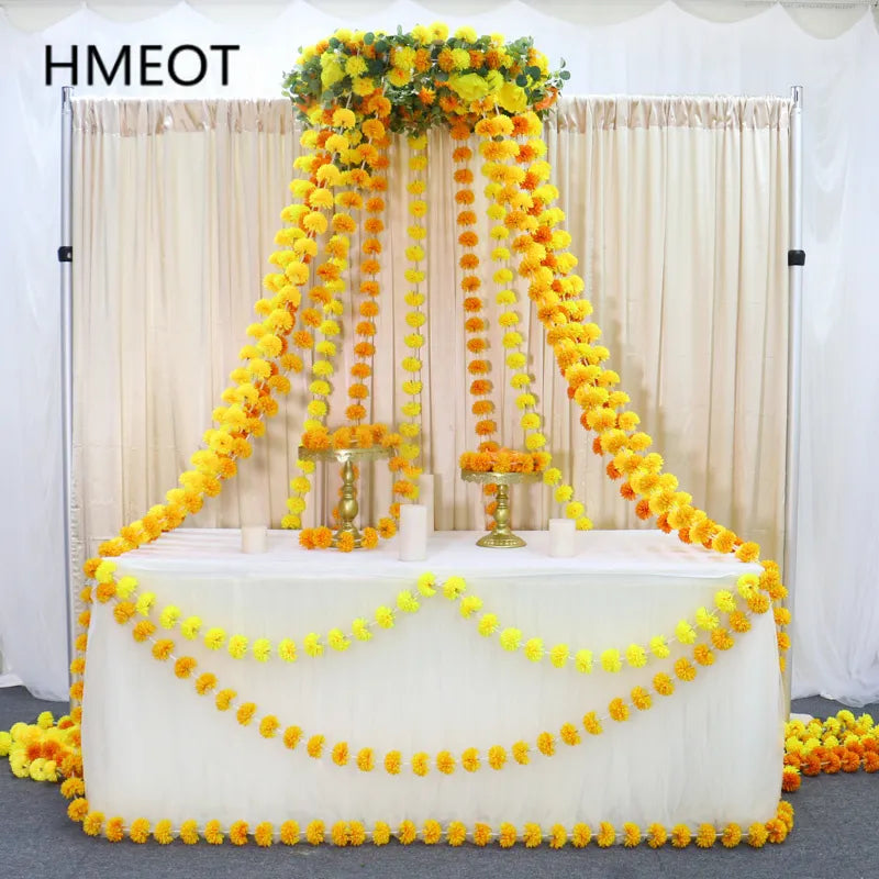 Artificial Flower String Garland 2M