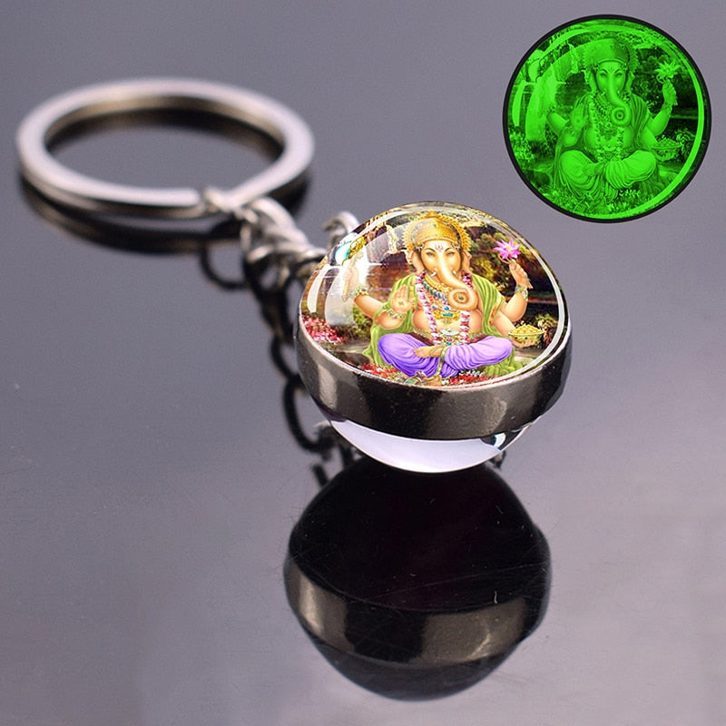 Glowing Key Chains With Divine Guardians