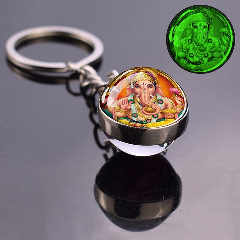 Glowing Key Chains With Divine Guardians