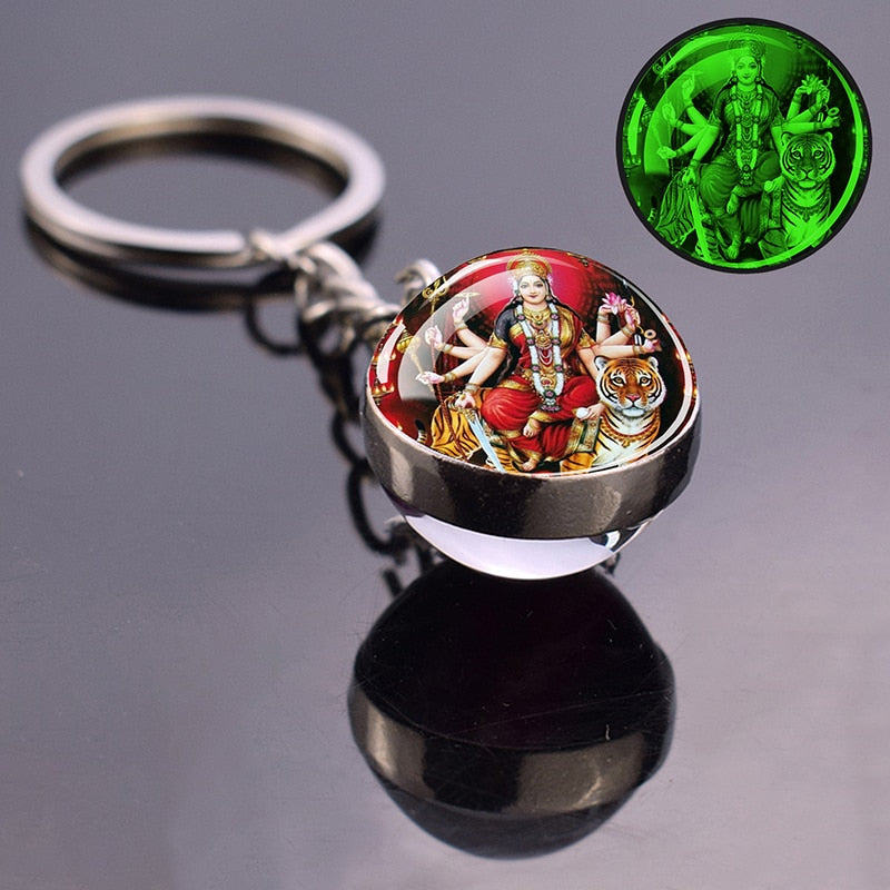 Glowing Key Chains With Divine Guardians