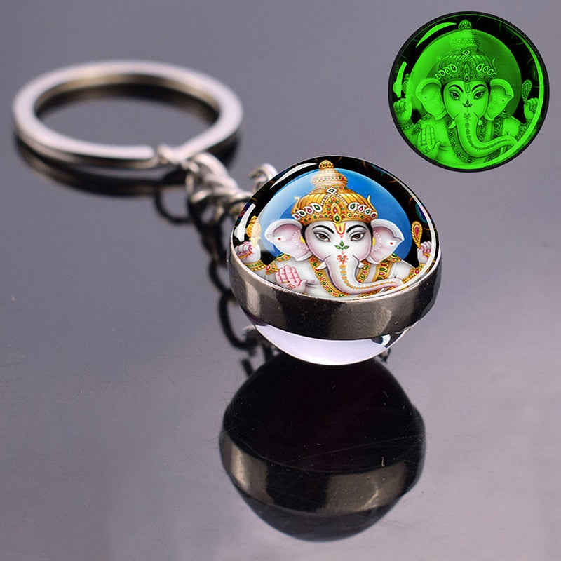 Glowing Key Chains With Divine Guardians