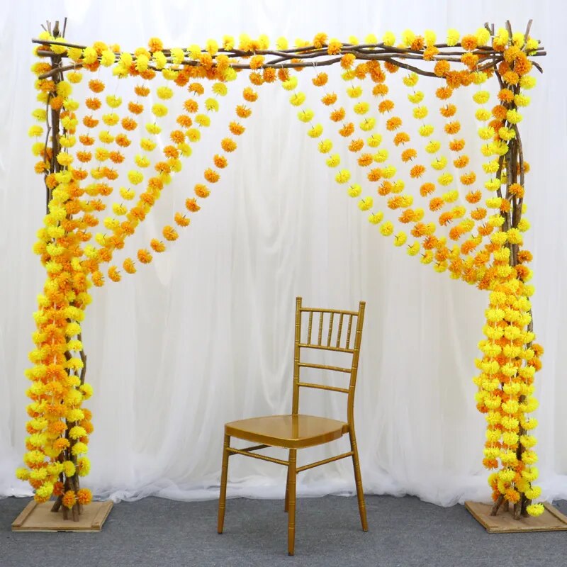 Artificial Flower String Garland 2M