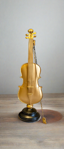 Golden Violin for Gift