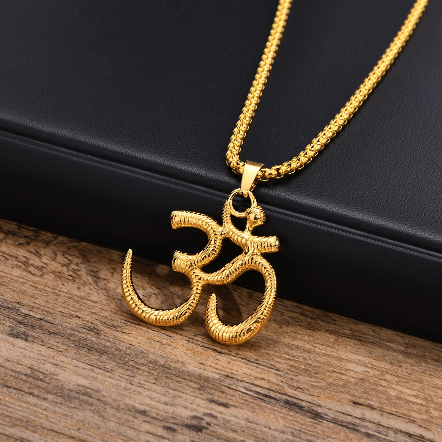 Stainless Steel Om Necklaces