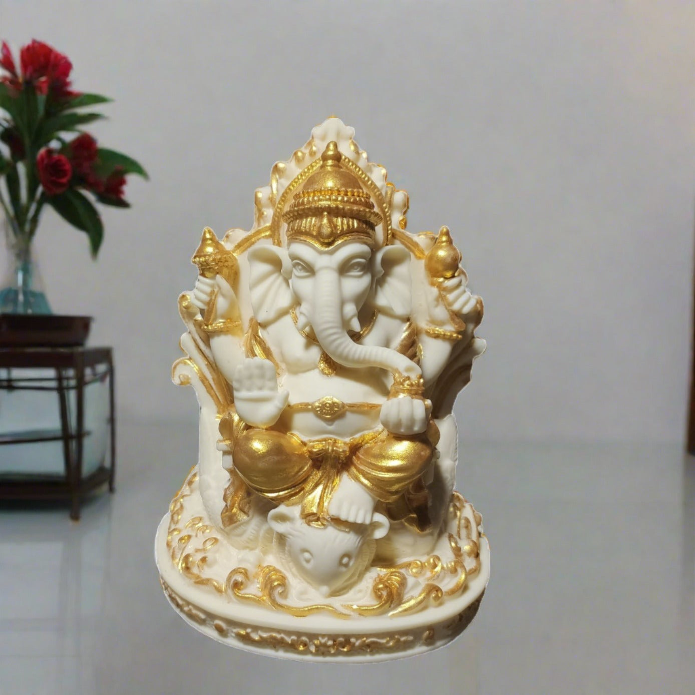 Pure White God Ganesh